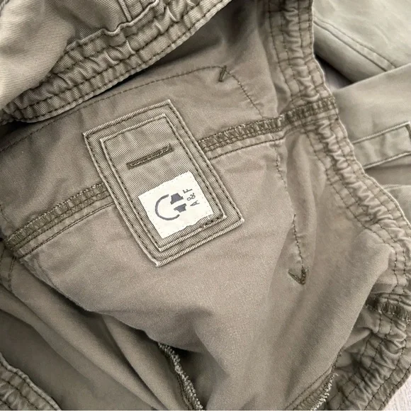 VTG Y2K Abercrombie & Fitch military utility jacket Womens XS green Bella Elena - Picture 9 of 16